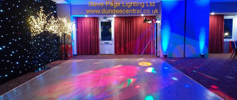 temporary disco lights hire